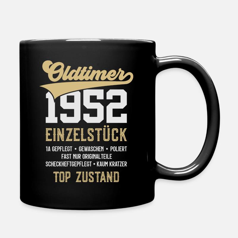 74. GEBURTSTAG OLDTIMER 1952 - Tasse einfarbig - Schwarz