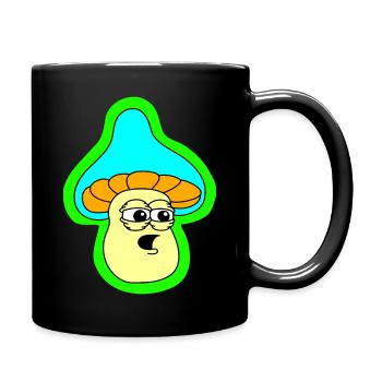 Mushroom - Tasse einfarbig - Schwarz - Rechts
