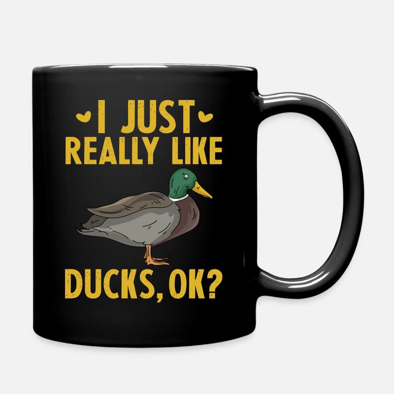 J’aime vraiment les canards OK - Mug uni - noir