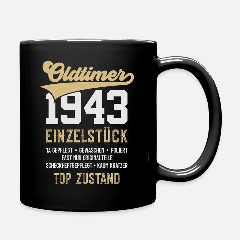 83. GEBURTSTAG OLDTIMER 1943 - Tasse einfarbig - Schwarz