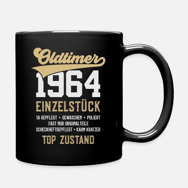 62. GEBURTSTAG OLDTIMER 1964 - Tasse einfarbig - Schwarz