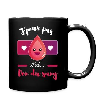 I can I have gift of the song - Full Colour Mug - black - Right
