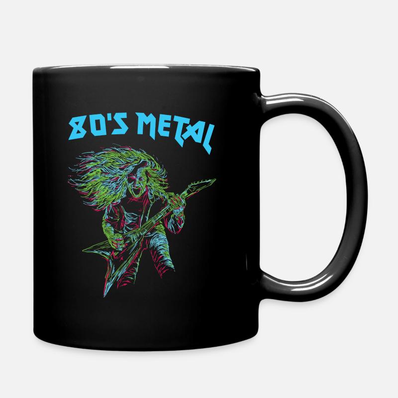 80s Metal - Tasse einfarbig - Schwarz