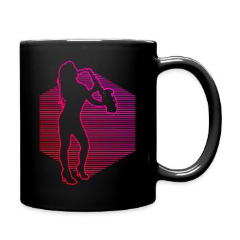 Saxophoniste Saxophone Saxophone Saxophone Saxophone - Mug uni - noir - Droite