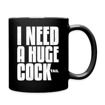 J’ai besoin d’un énorme cocktail - Mug uni - noir - Droite
