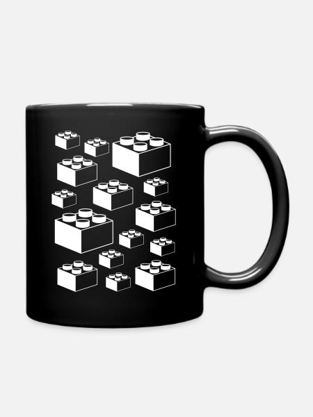 Bricklover Bausteine-Liebhaber - Tasse einfarbig - Schwarz