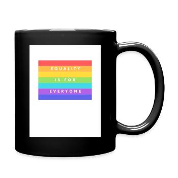 LGBTQ - Tasse einfarbig - Schwarz - Rechts