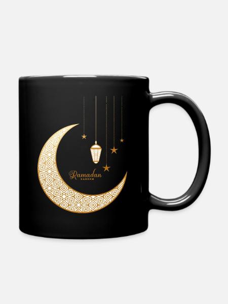 Ramadan Design - Full Colour Mug - black