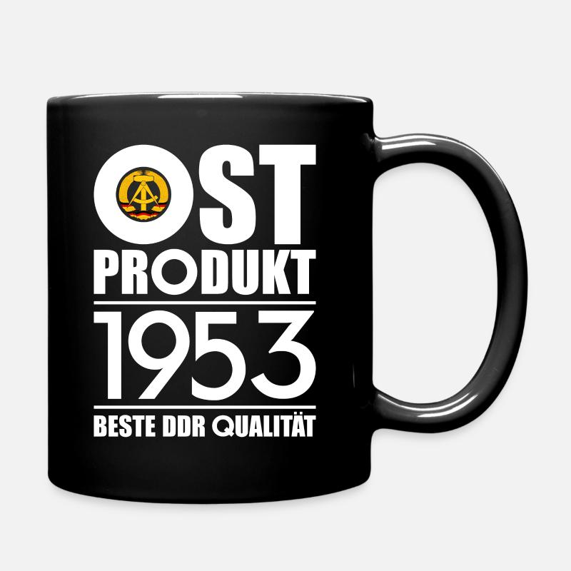 OSTPRODUKT 1953 DDR OSSI 73. GEBURTSTAG - Tasse einfarbig - Schwarz