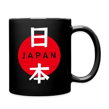 Japan - Tasse einfarbig - Schwarz - Rechts