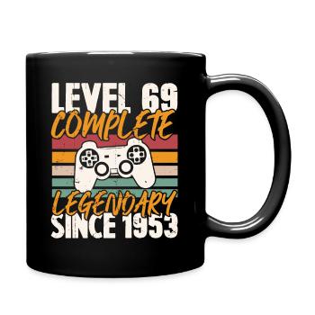 Niveau 69 Complet Vintage Anniversaire 69 Ans - Mug uni - noir - Droite