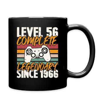 Niveau 56 Complet Vintage Anniversaire 56 Ans - Mug uni - noir - Droite