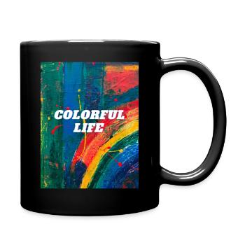 COLORFUL LIFE - Mug uni - noir - Droite