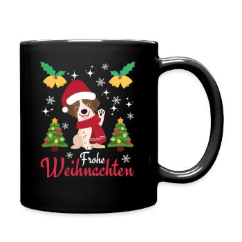 Noël Sweet English Pointer Lover Kawaii - Mug uni - noir - Droite