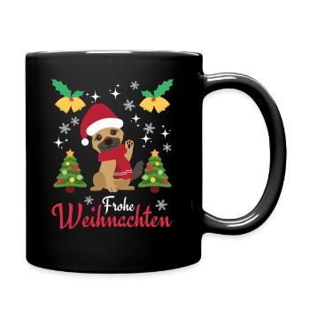 Noël Doux Berger Allemand Kawaii - Mug uni - noir - Droite