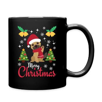 Noël Doux Berger Allemand Kawaii - Mug uni - noir - Droite