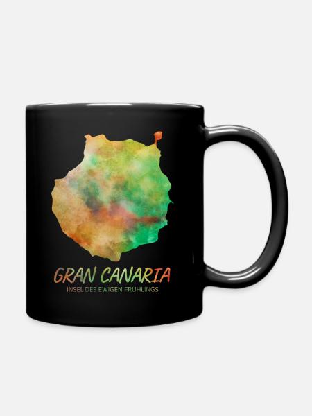 Gran Canaria coloré - Mug uni - noir