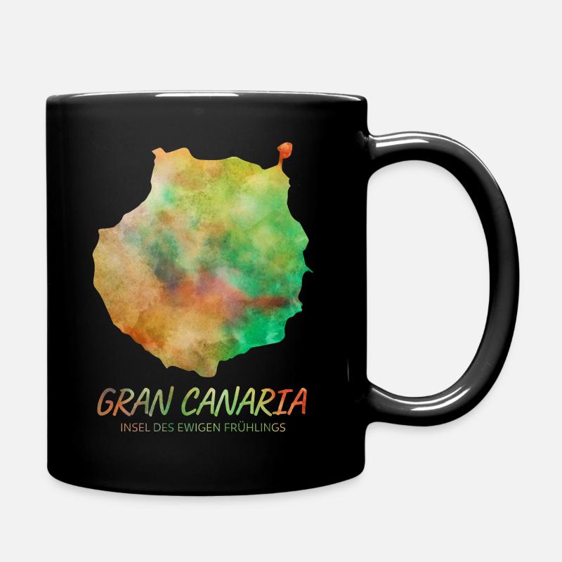Gran Canaria coloré - Mug uni - noir