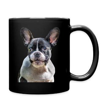 Puppy French Bulldog - Full Colour Mug - black - Right