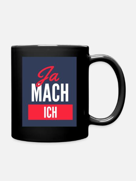 Antwort auf (fast) alles - Tasse einfarbig - Schwarz