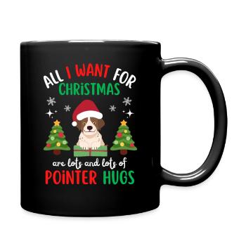 Noël Sweet English Pointer Lover Kawaii - Mug uni - noir - Droite