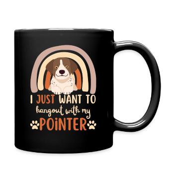 Sweet English Pointer Lover Kawaii - Mug uni - noir - Droite