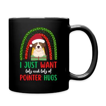 Noël Sweet English Pointer Lover Kawaii - Mug uni - noir - Droite