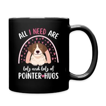 Sweet English Pointer Lover Kawaii - Mug uni - noir - Droite