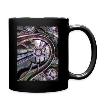 Abstract Fantasy, Cars - Tasse einfarbig - Schwarz - Rechts