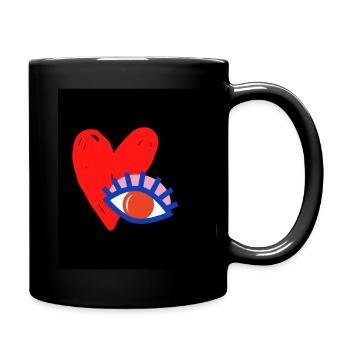 Simple - Tasse einfarbig - Schwarz - Rechts