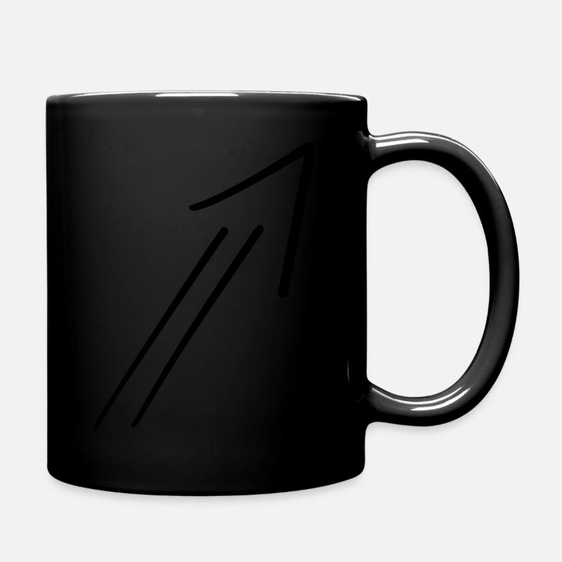 Arrow Symbol 11 Artboard 11 - Full Colour Mug - black