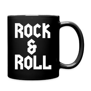 rock and roll - Mug uni - noir - Droite
