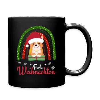 Noël Sweet Welsh Corgi Kawaii - Mug uni - noir - Droite