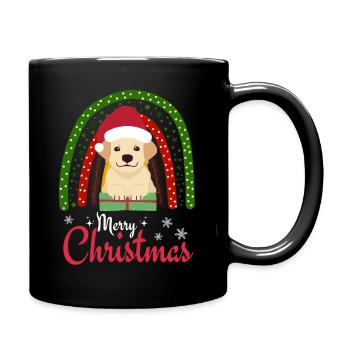 Noël mignon Labrador Retriever Kawaii - Mug uni - noir - Droite