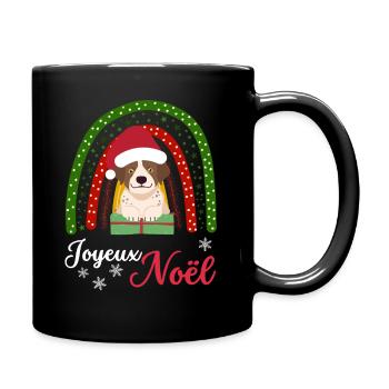 Noël Sweet English Pointer Lover Kawaii - Mug uni - noir - Droite
