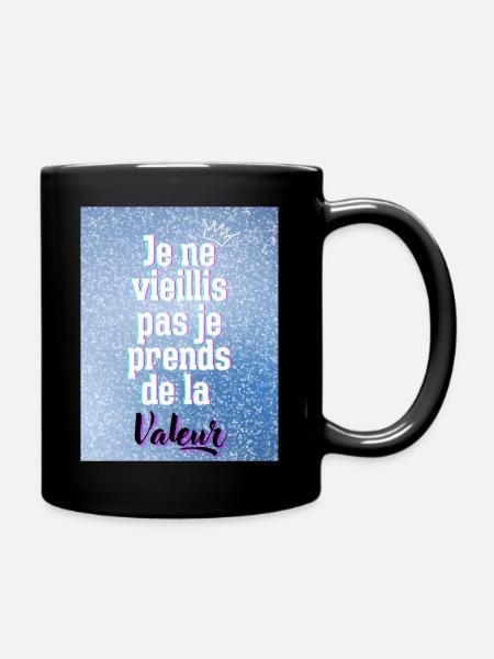 vieillis - Mug uni - noir