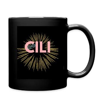 Cili t-Shirts - Tasse einfarbig - Schwarz - Rechts