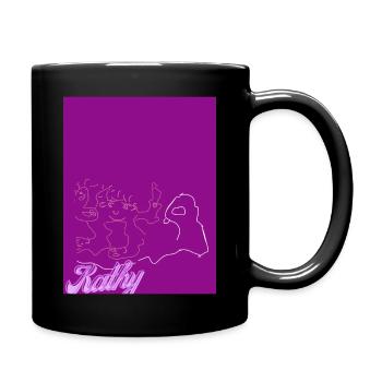 Kathy Design - Tasse einfarbig - Schwarz - Rechts