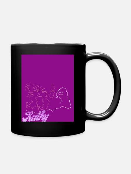 Kathy Design - Tasse einfarbig - Schwarz