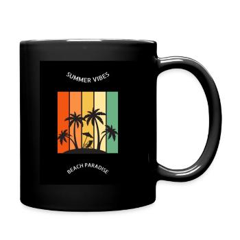 Summer Vibes - Full Colour Mug - black - Right
