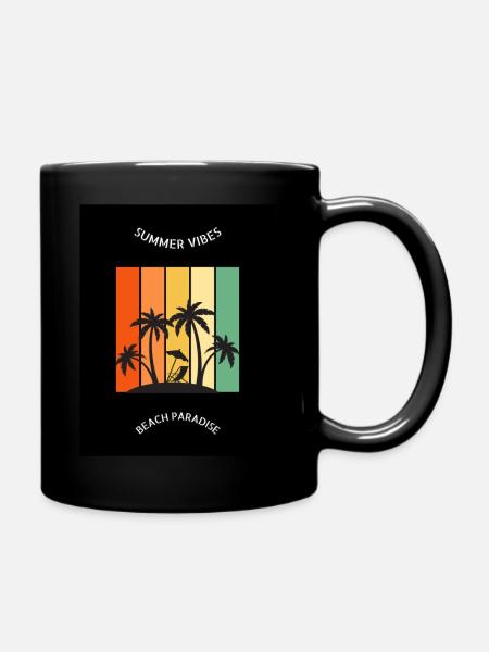 Ambiance estivale - Mug uni - noir