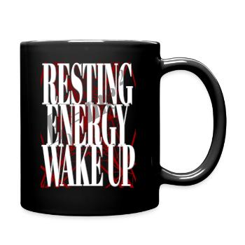 Ruheenergie erwache Strom Energie Mathematik - Tasse einfarbig - Schwarz - Rechts