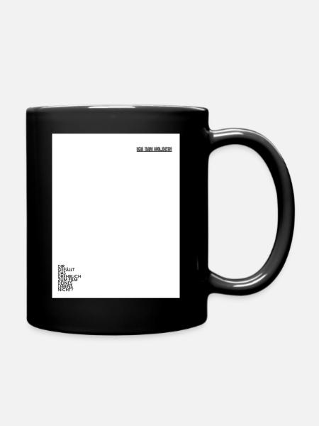 Ich bin Holder - Tasse einfarbig - Schwarz