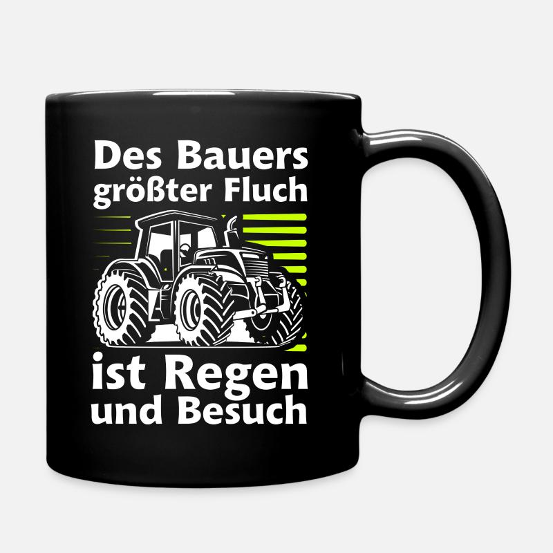 Bauer T-Shirt für Landwirte Geschenk - Tasse einfarbig - Schwarz
