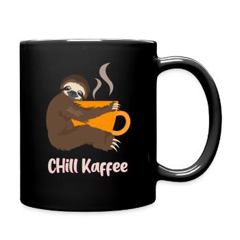 Kaffee Chillen Falutier - Tasse einfarbig - Schwarz - Rechts