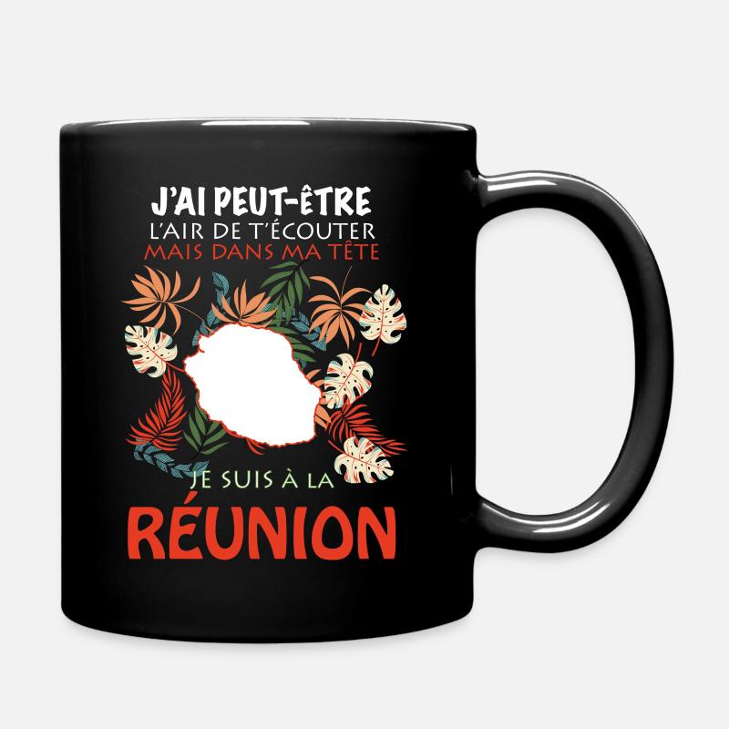 Humour Message Réunion - Mug uni - noir