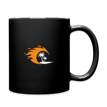 Summer - Tasse einfarbig - Schwarz - Rechts