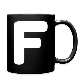 F in the chat - fallen brother - par respect - Full Colour Mug - black - Right