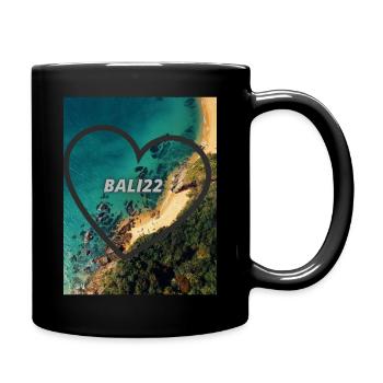 Bali 22 - Tasse einfarbig - Schwarz - Rechts