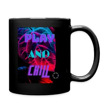Jouez et détendez-vous - Mug uni - noir - Droite